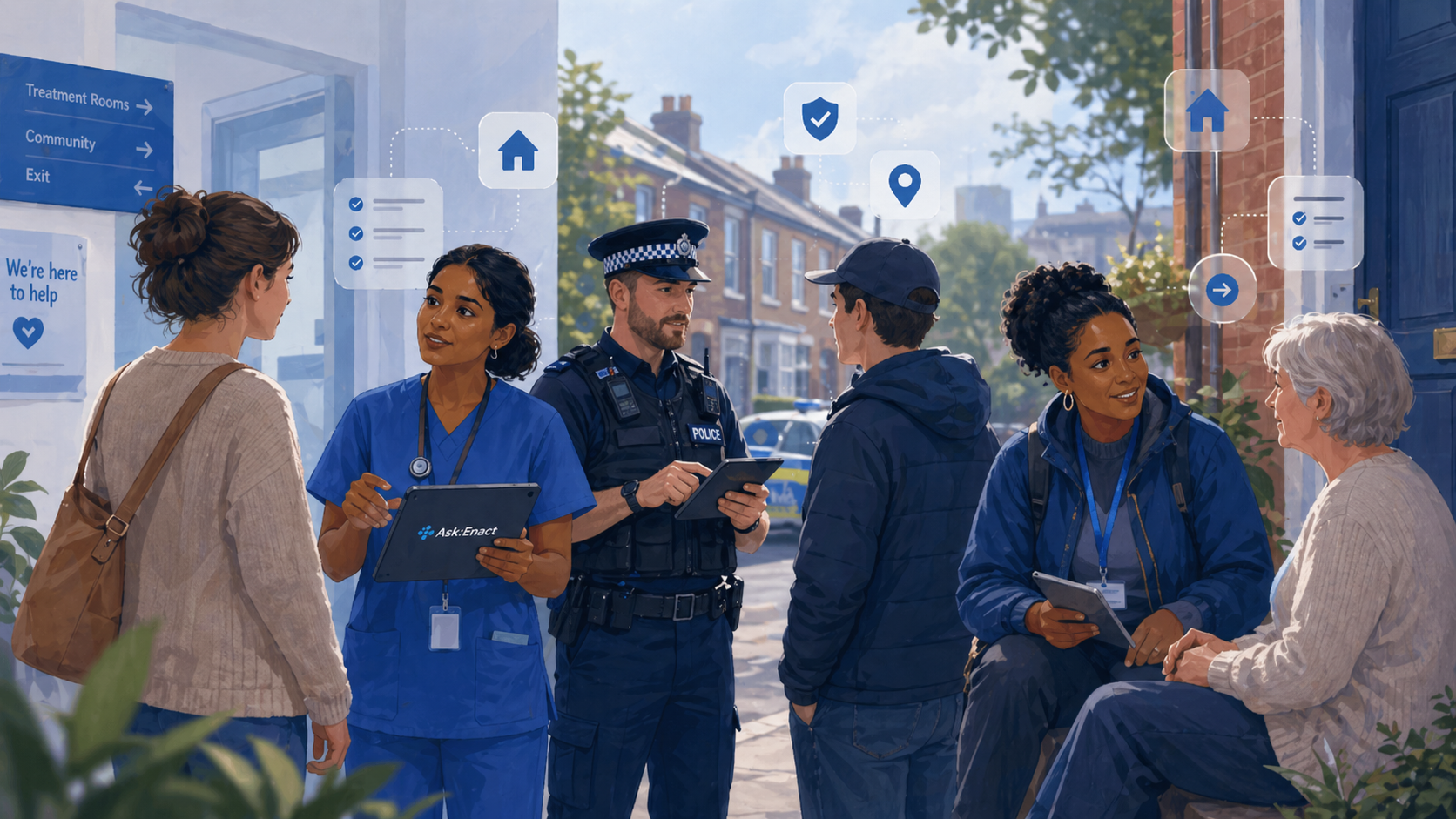 Building Ask:Enact around real frontline work